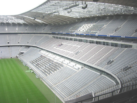 Haupttrib&uuml;ne und die Vip Logen